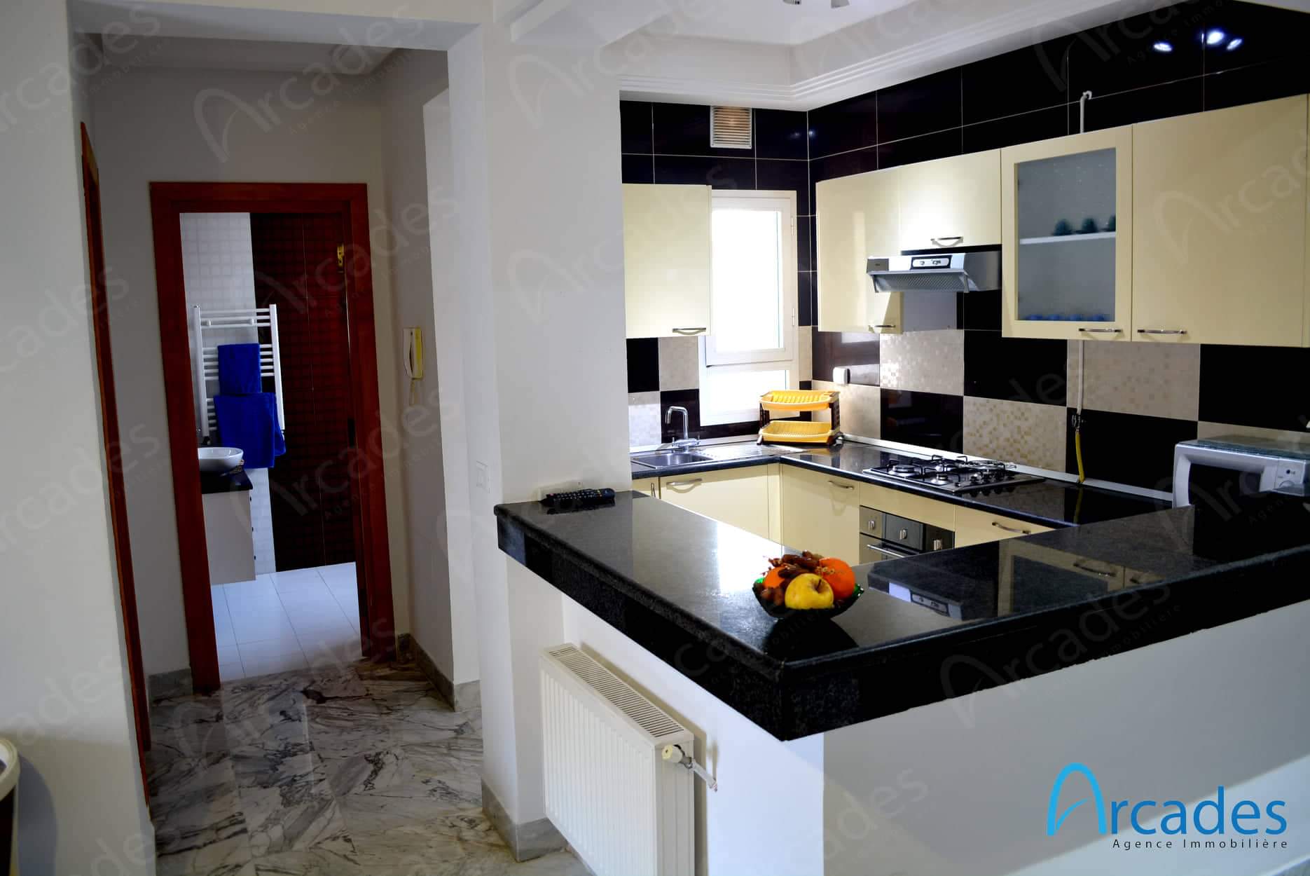 Monastir&nbsp;Monastir&nbsp;Location&nbsp;Appart. 1 pi�ce&nbsp;Jolie appartement vue sur mer