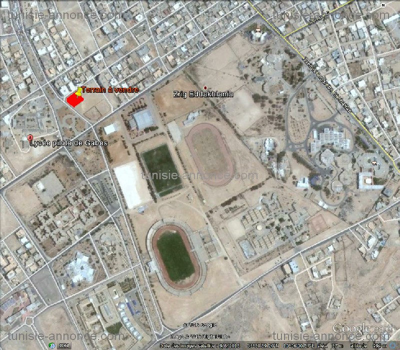 Sfax Sud&nbsp;Cite 2000&nbsp;Terrain&nbsp;Terrain nu&nbsp;En  plein coeur du campus universitaire de gabes
