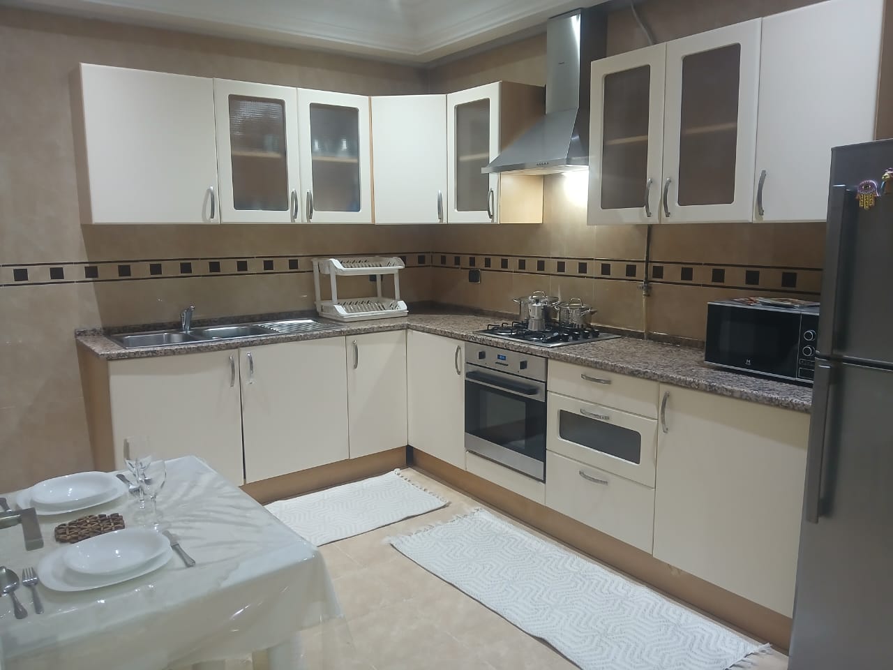 Ain Zaghouan&nbsp;Ain Zaghouan&nbsp;Location&nbsp;Appart. 3 pi�ces&nbsp;Sup app meubl� s2 lumineux ain zaghouan nord