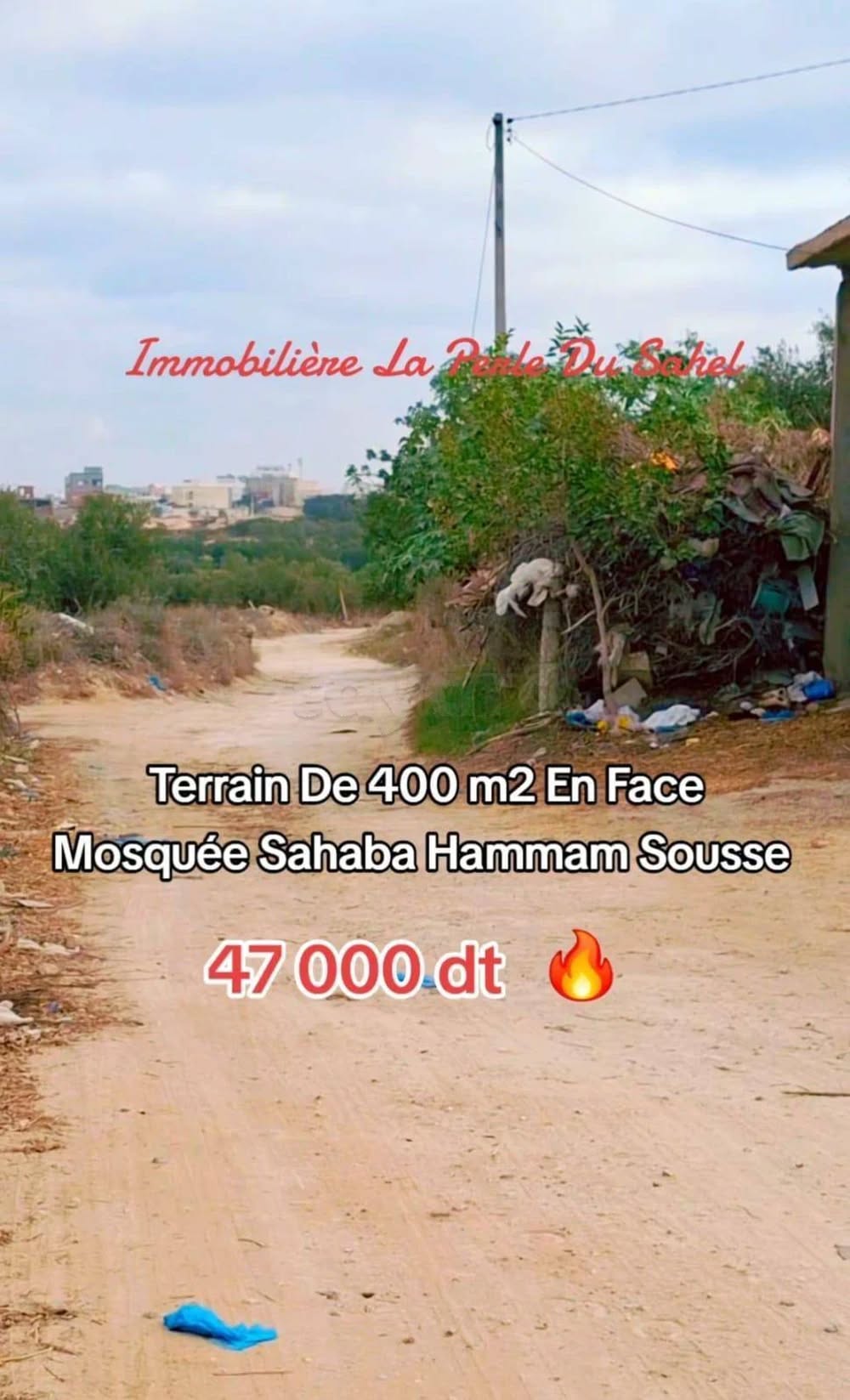 Hammam Sousse&nbsp;Hammam Sousse Gharbi&nbsp;Terrain&nbsp;Terrain nu&nbsp;Terrain hammem sousse mosquee sahaba