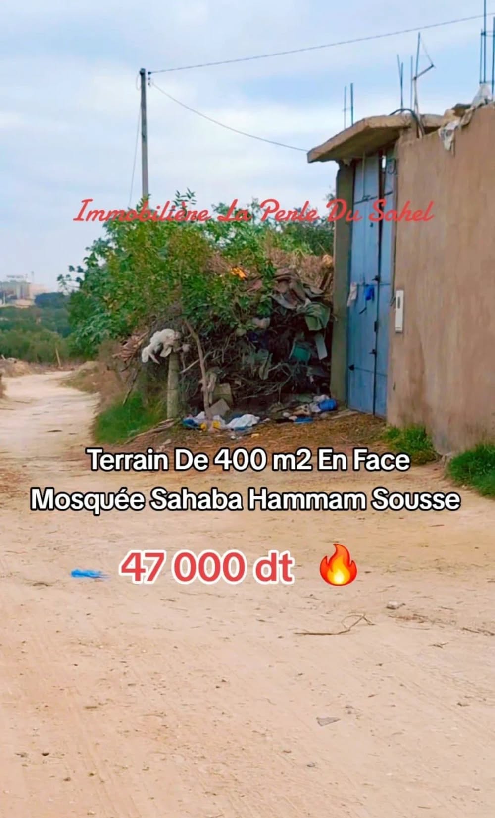 Hammam Sousse&nbsp;Hammam Sousse Gharbi&nbsp;Terrain&nbsp;Terrain nu&nbsp;Terrain hammem sousse mosquee sahaba