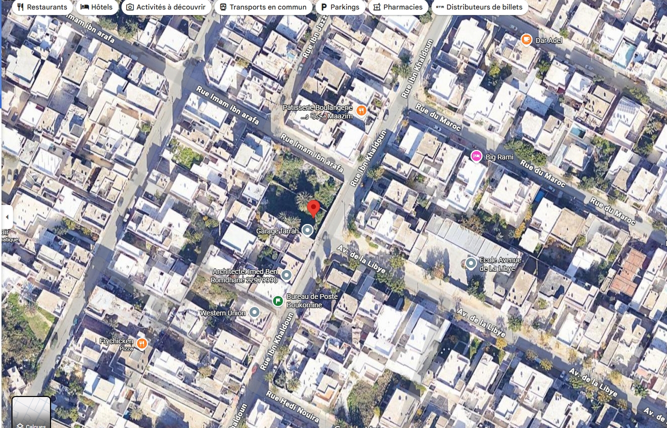 Hammam Lif&nbsp;Bou Kornine&nbsp;Terrain&nbsp;Terrain nu&nbsp;Terrain a usage d'habitation et ou commercial