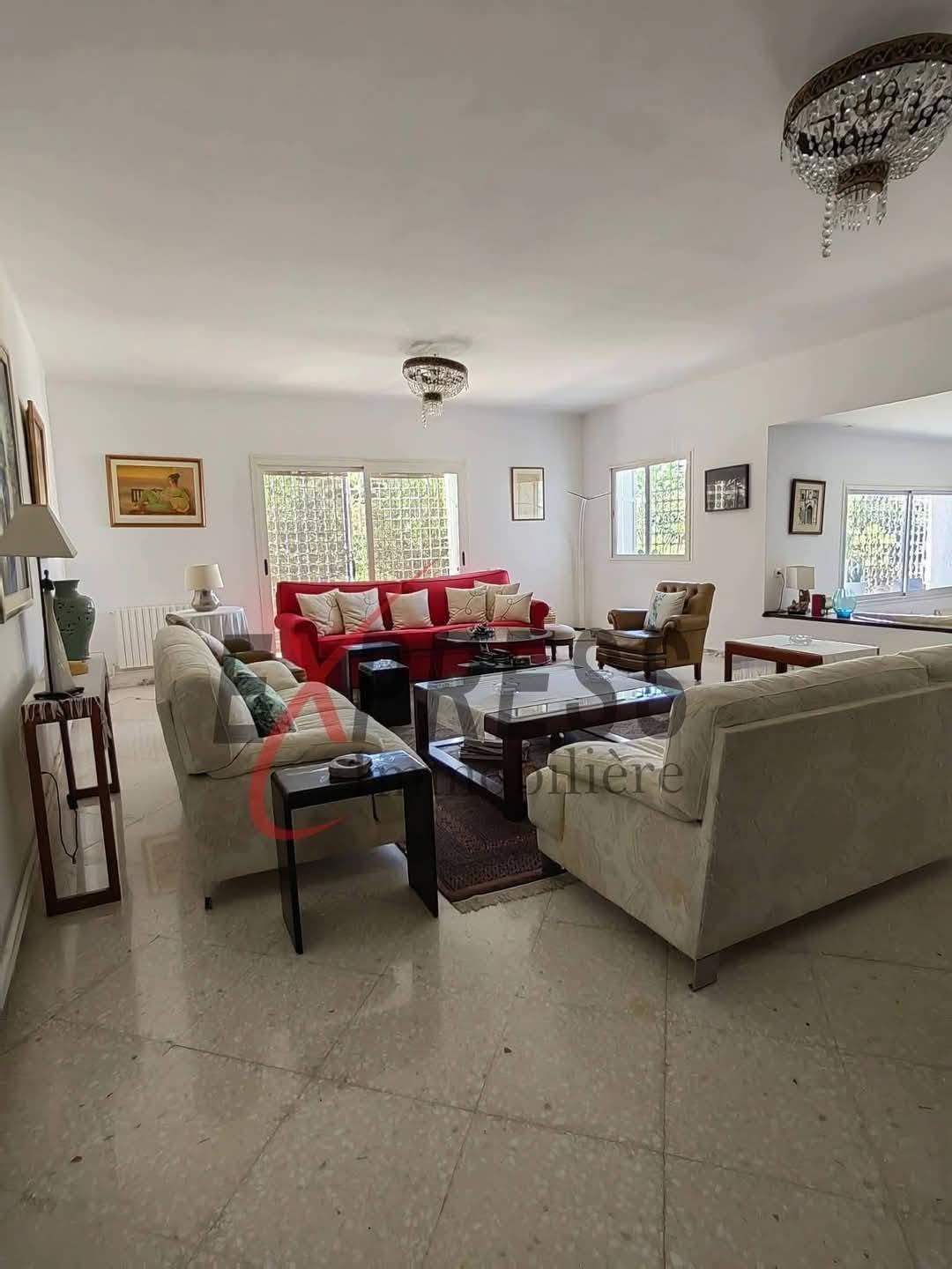El Menzah&nbsp;El Menzah 9&nbsp;Location&nbsp;Maisons&nbsp;Une villa s4 rdc avec un tr�s grand jardin