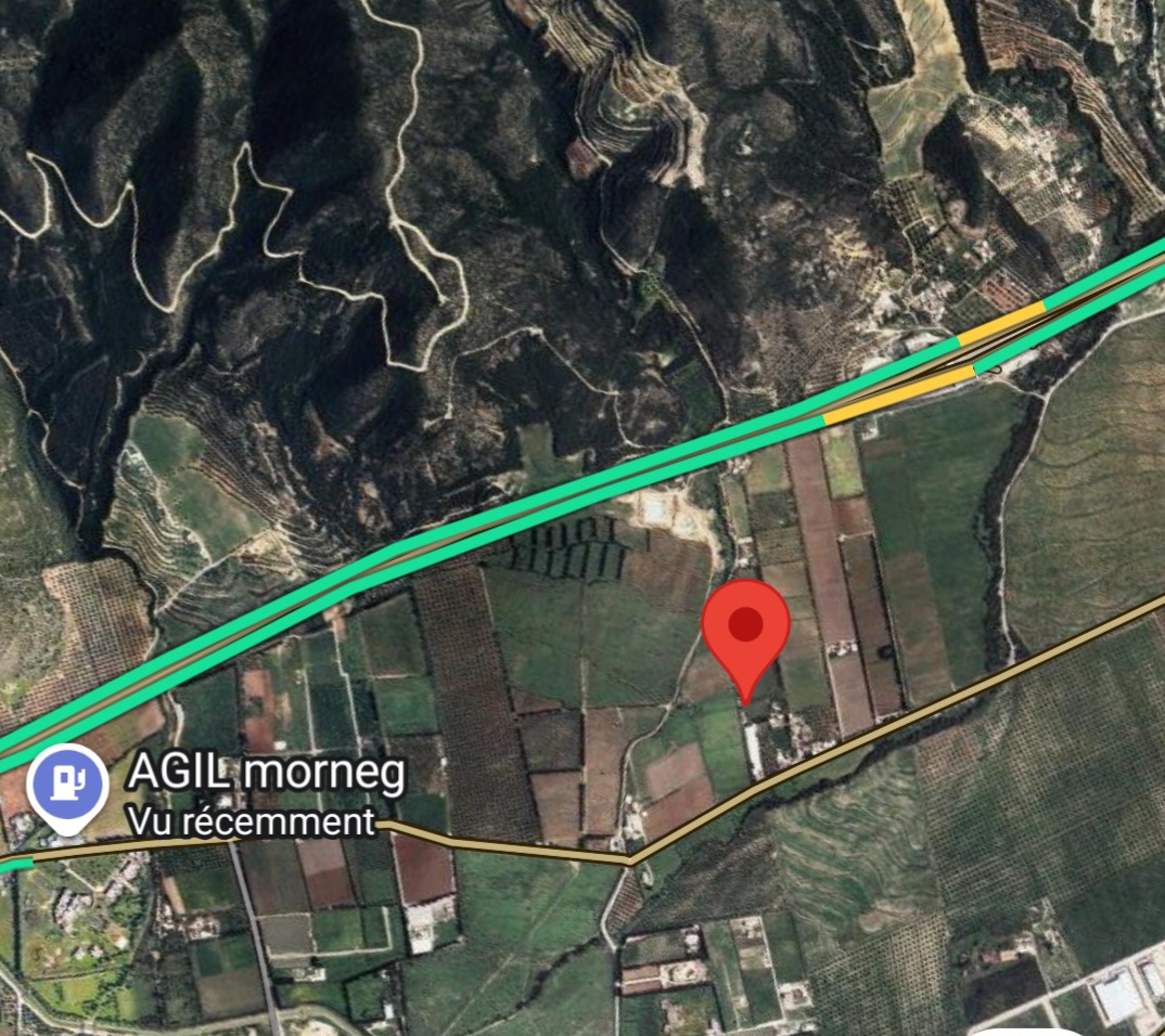 Mornag&nbsp;Mornag&nbsp;Terrain&nbsp;Terrain nu&nbsp;Terrain sortie autoroute