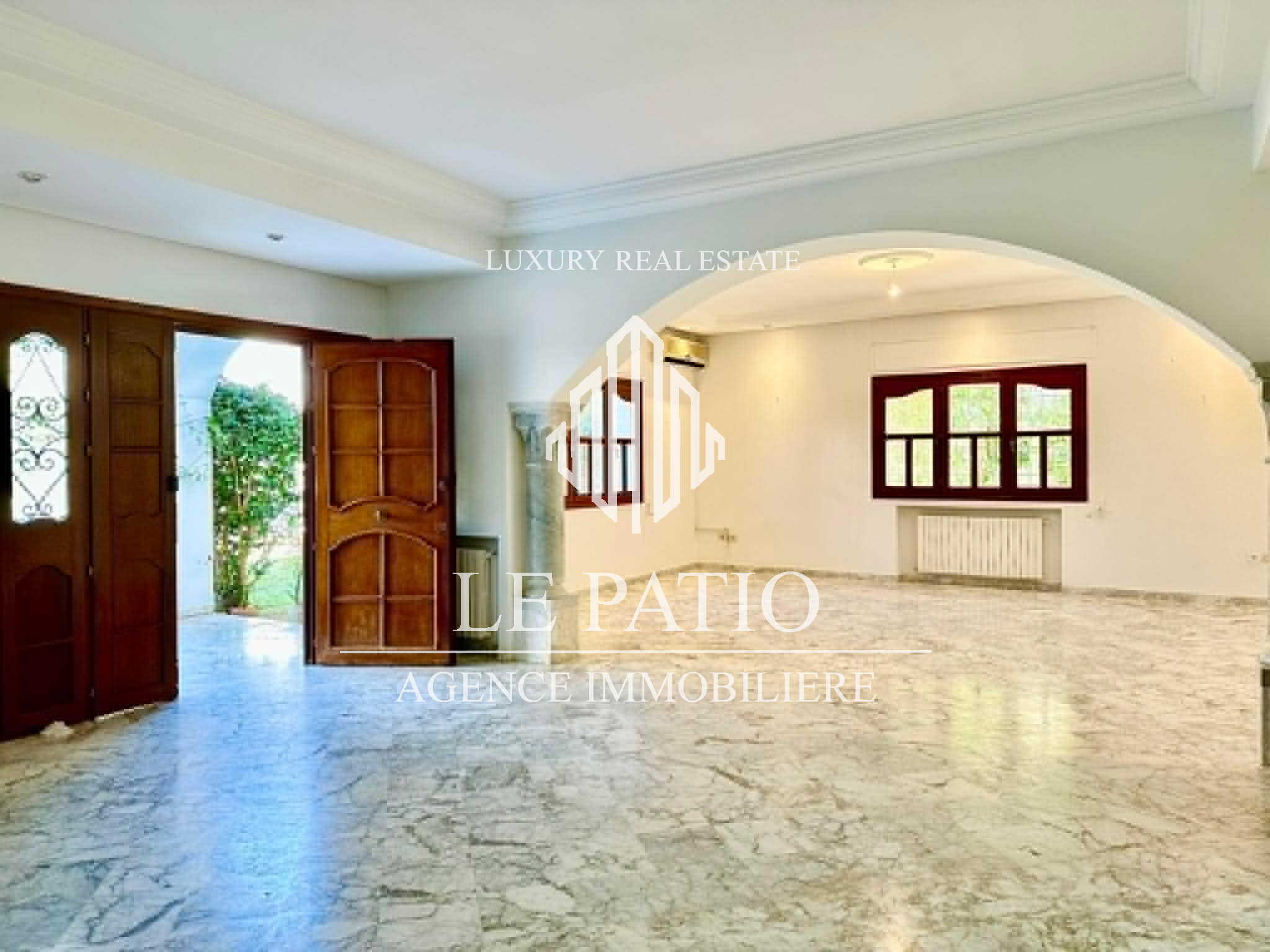 La Marsa&nbsp;Marsa Erriadh&nbsp;Location&nbsp;Maisons&nbsp;Villa plain pied en s4 situ�e a la marsa