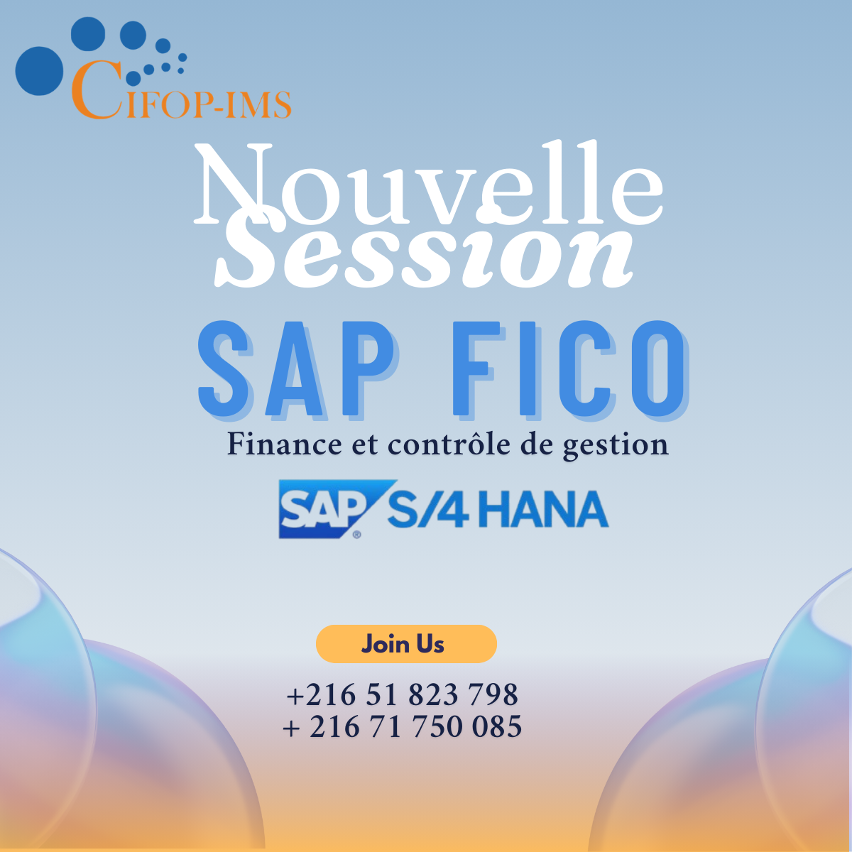 El Menzah&nbsp;El Menzah 1&nbsp;En groupe&nbsp;Autre&nbsp;Formation sap fico s 4hana