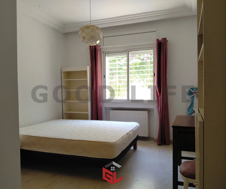 La Marsa&nbsp;Sidi Daoud&nbsp;Location&nbsp;Appart. 3 pi�ces&nbsp;S2 meubl� avec jardin � sidi daoud