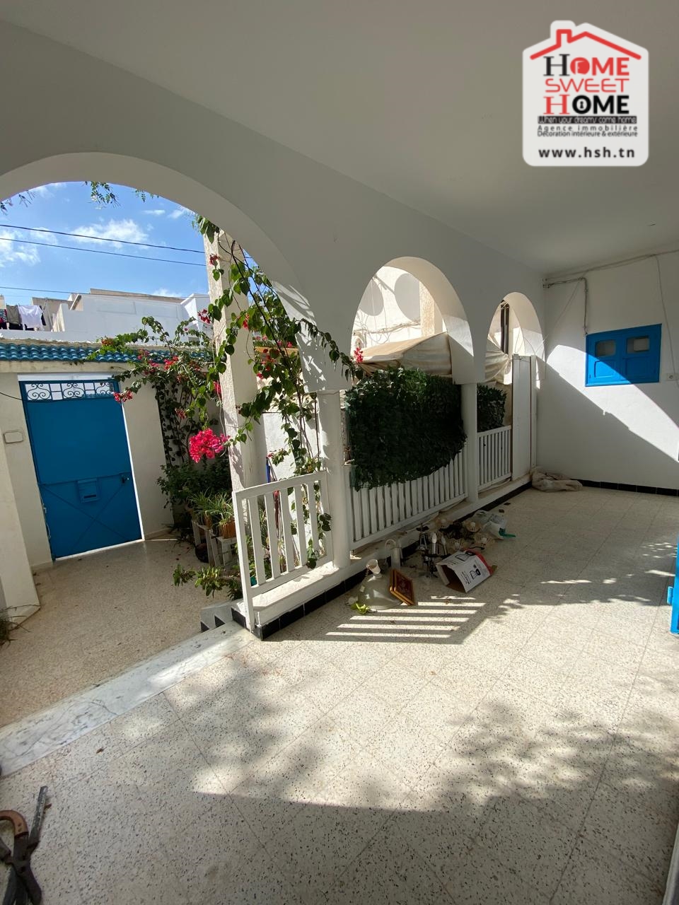 La Marsa&nbsp;Marsa Ennassim&nbsp;Location&nbsp;Appart. 2 pi�ces&nbsp;Rdc de villa bardot  � cit� stade la marsa