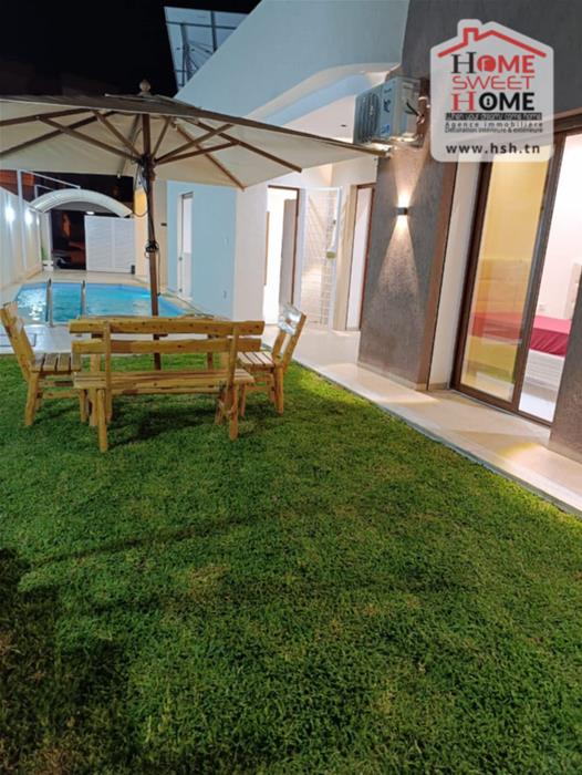 Kelibia&nbsp;Kelibia&nbsp;Location&nbsp;Maisons&nbsp;Villa meubl� avec piscine k�libia