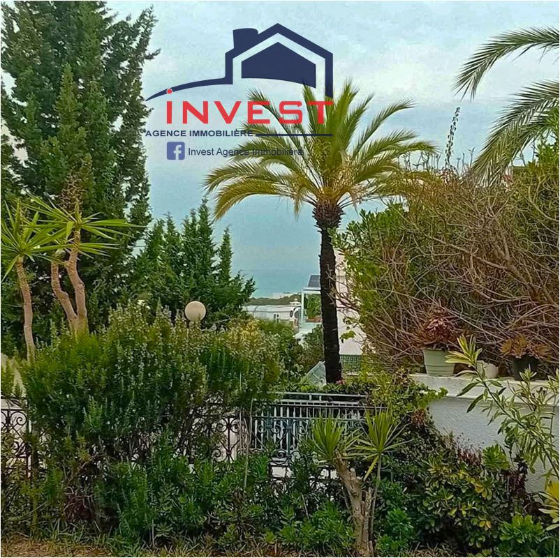 La Marsa&nbsp;Gammart&nbsp;Location&nbsp;Appart. 2 pi�ces&nbsp;Duplex s2 avec jardin  vue mer � gammarth