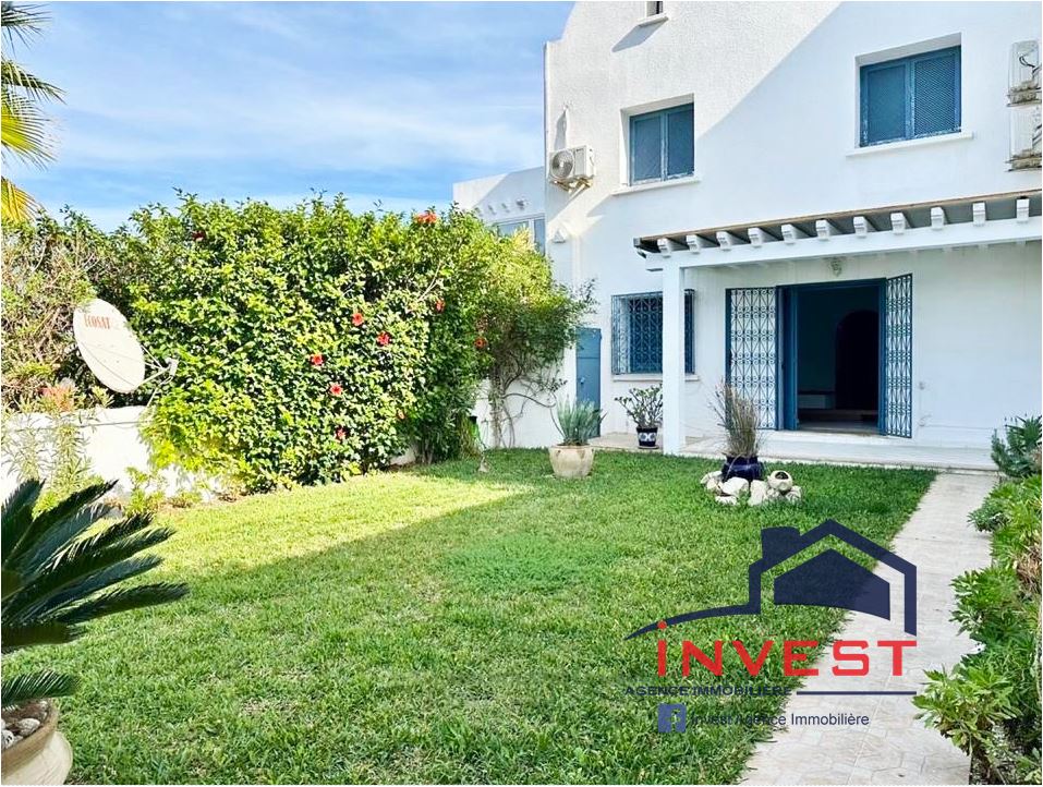 La Marsa&nbsp;Gammart&nbsp;Location&nbsp;Appart. 2 pi�ces&nbsp;Duplex s2 avec jardin  vue mer � gammarth