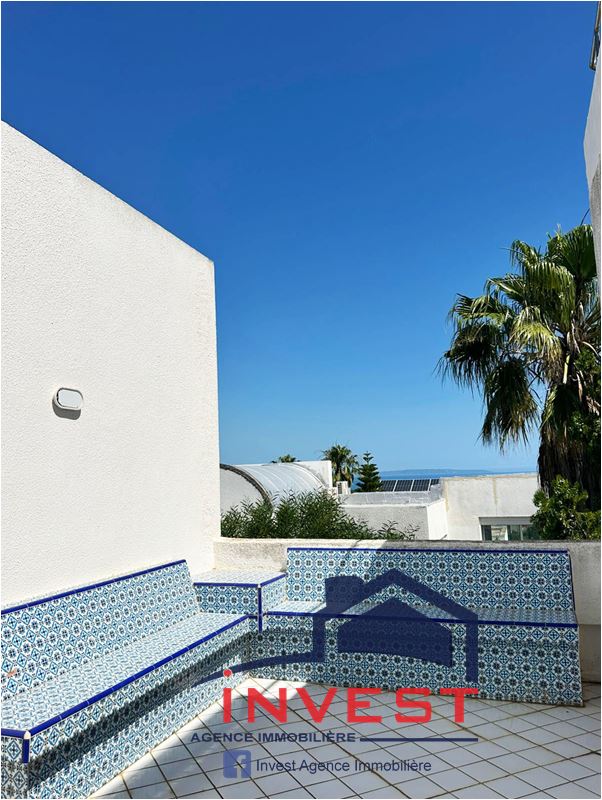 La Marsa&nbsp;Gammart&nbsp;Location&nbsp;Duplex&nbsp;Magnifique s3 meubl� vue mer au golden tulip