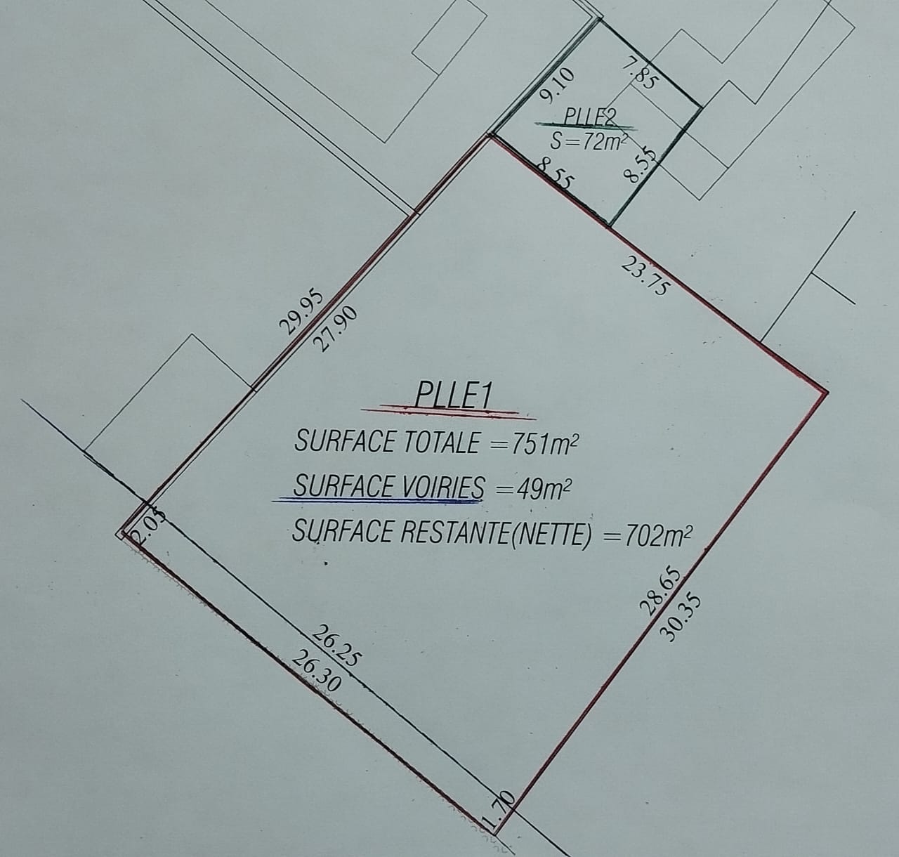 Sfax Sud&nbsp;El Ain&nbsp;Terrain&nbsp;Terrain nu&nbsp;El a�n vnt ter 702m2