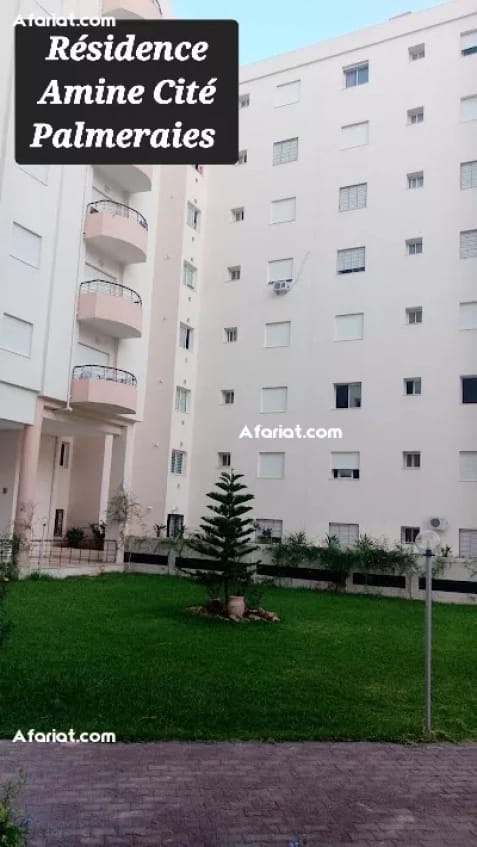 La Marsa&nbsp;El Aouina&nbsp;Location&nbsp;Appart. 5 pi�ces+&nbsp;Particulier l s4 meubl� neuf cit� wahat � l'ann�e