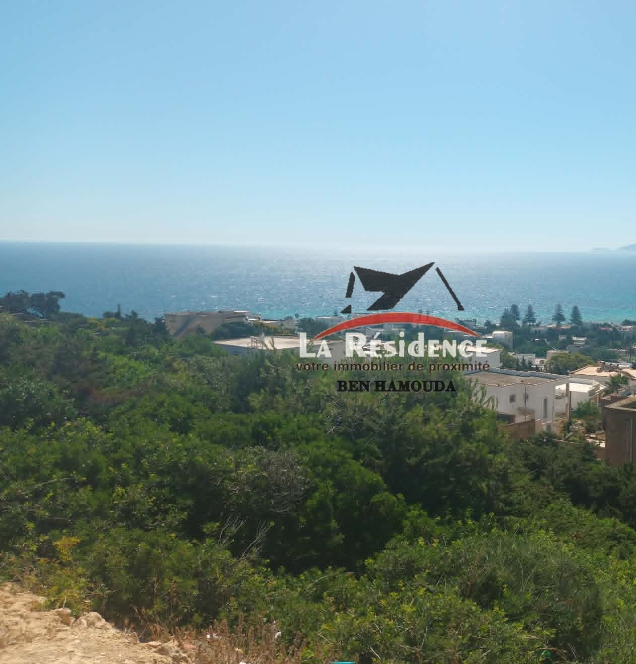Bizerte Nord&nbsp;Bizerte&nbsp;Vente&nbsp;Autre&nbsp;Un terrain � corniche bizerte vue sur mer