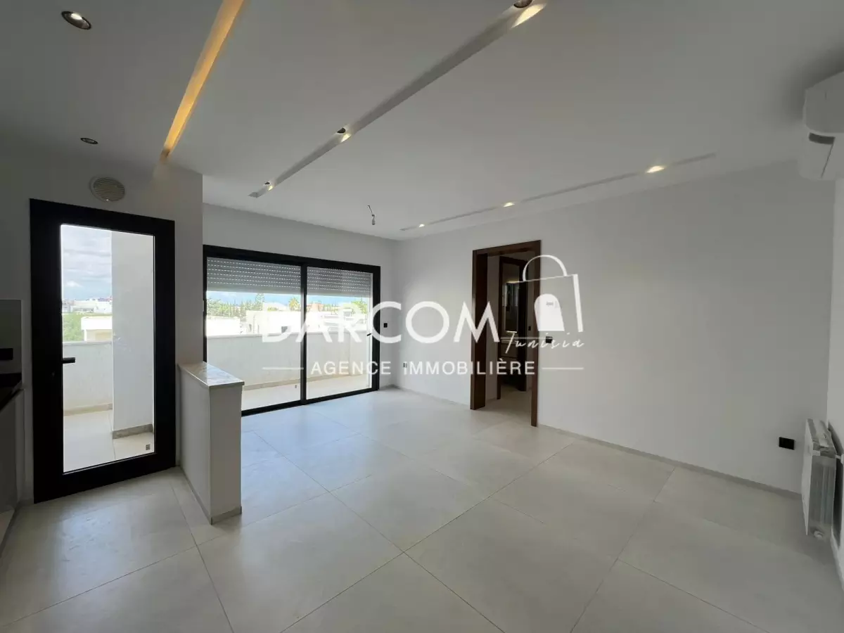 La Soukra&nbsp;La Soukra&nbsp;Location&nbsp;Appart. 2 pi�ces&nbsp;S1 neuf avec terrasse