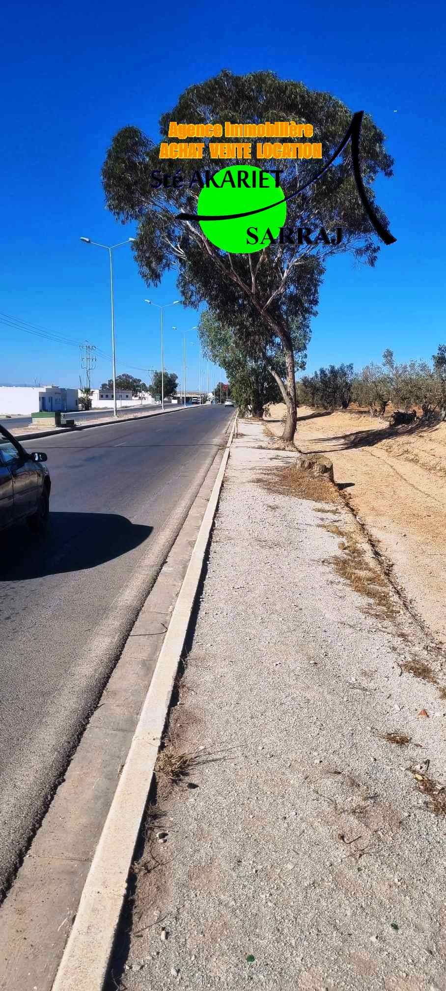 Sidi Bou Ali&nbsp;Sidi Bou Ali&nbsp;Terrain&nbsp;Terrain nu&nbsp;Lot 4500m pr�s mall of sousse vers sidi bouali
