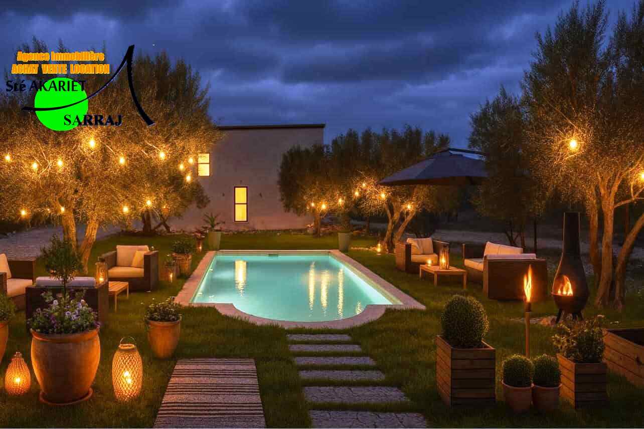 Akouda&nbsp;Chatt Meriem&nbsp;Vente&nbsp;Maisons&nbsp;Maison de campagne 1090m � chatt mariem foukaia