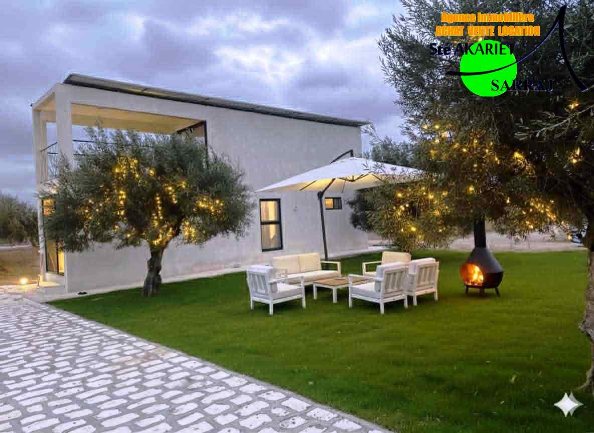 Akouda&nbsp;Chatt Meriem&nbsp;Vente&nbsp;Maisons&nbsp;Maison de campagne 1090m � chatt mariem foukaia