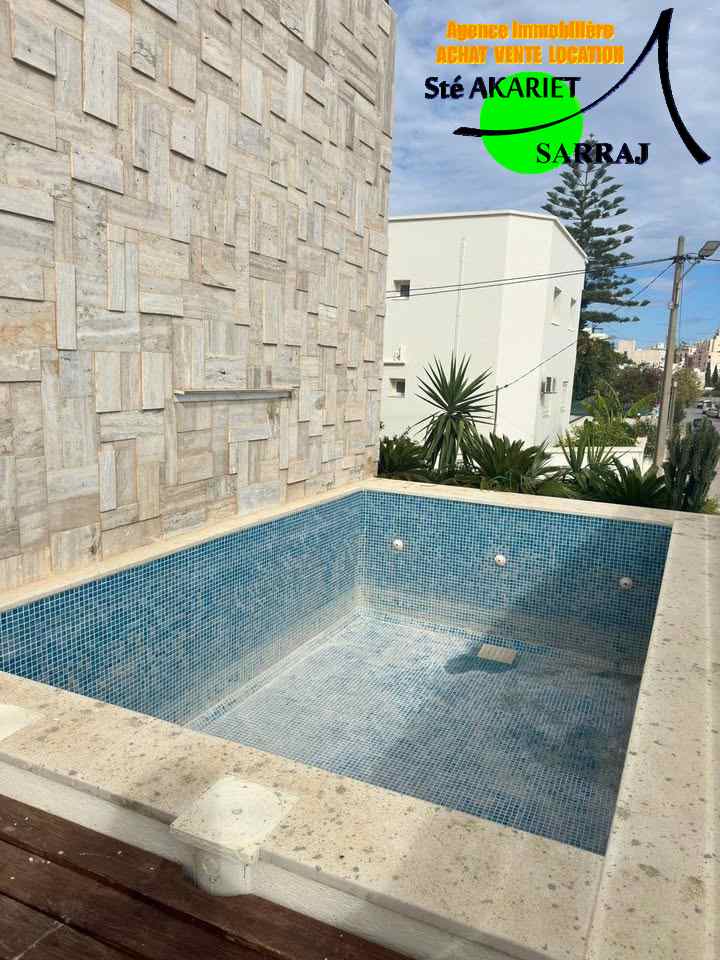 Sousse Jaouhara&nbsp;Sousse Khezama&nbsp;Vente&nbsp;Appart. 3 pi�ces&nbsp;Appartement neuf s3 avec piscine priv�e � khzema