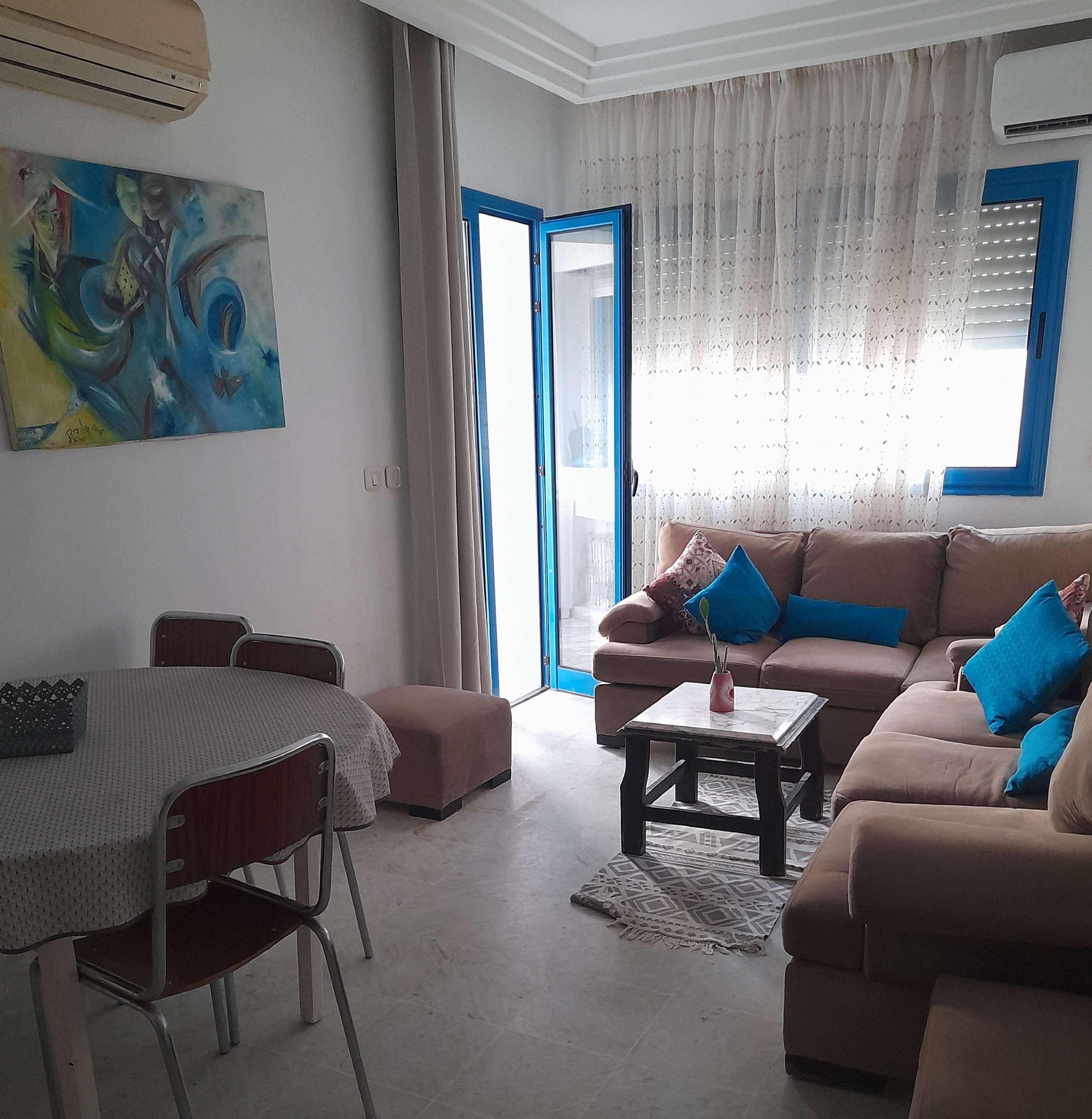 Hammamet&nbsp;Cite Afh&nbsp;Location vacances&nbsp;Appart. 3 pi�ces&nbsp;Vacances �  hammamet nord