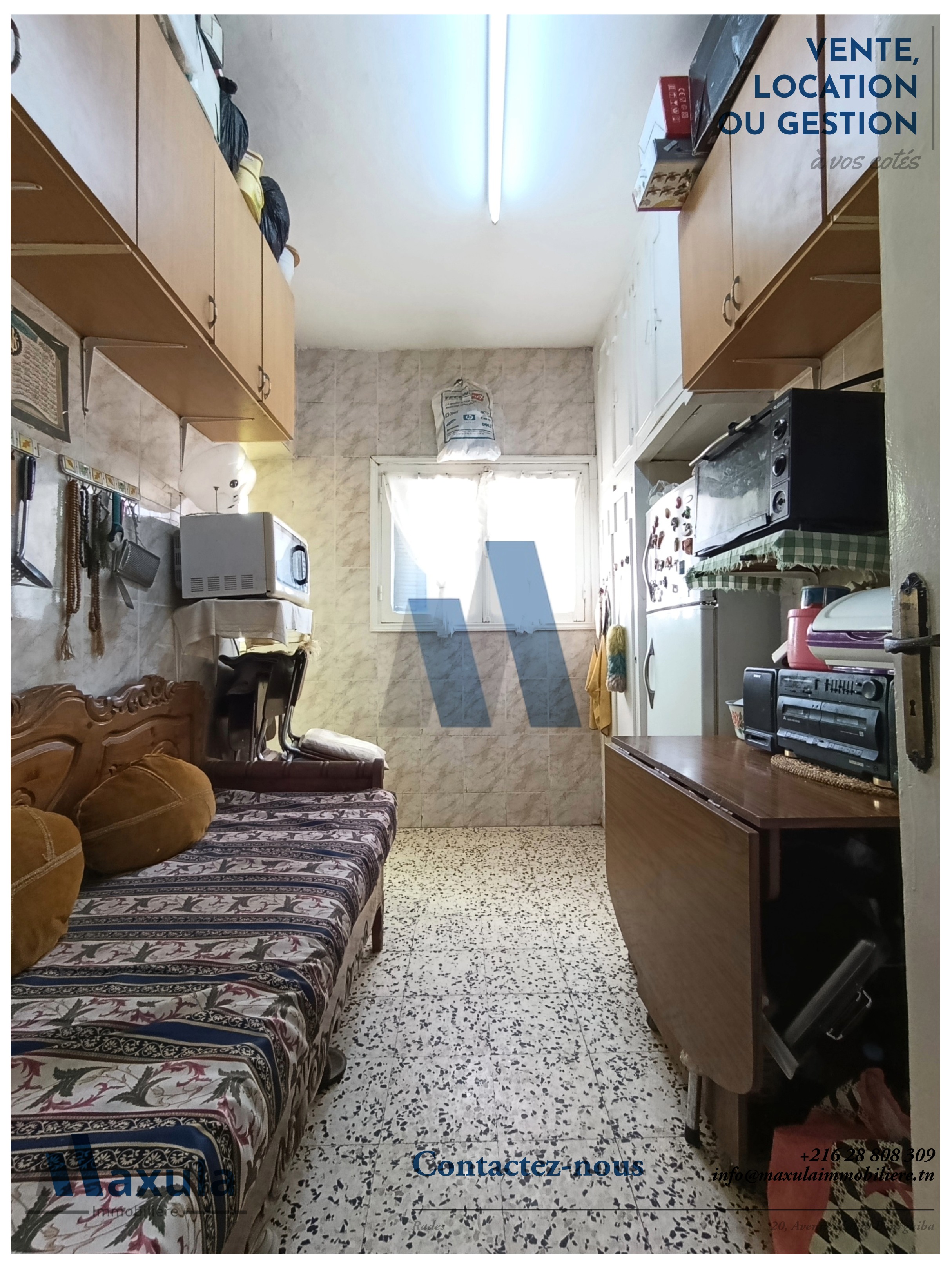 Rades&nbsp;Cite Snit&nbsp;Vente&nbsp;Appart. 3 pi�ces&nbsp;Appartement s2 sans vis a vis a rades snit