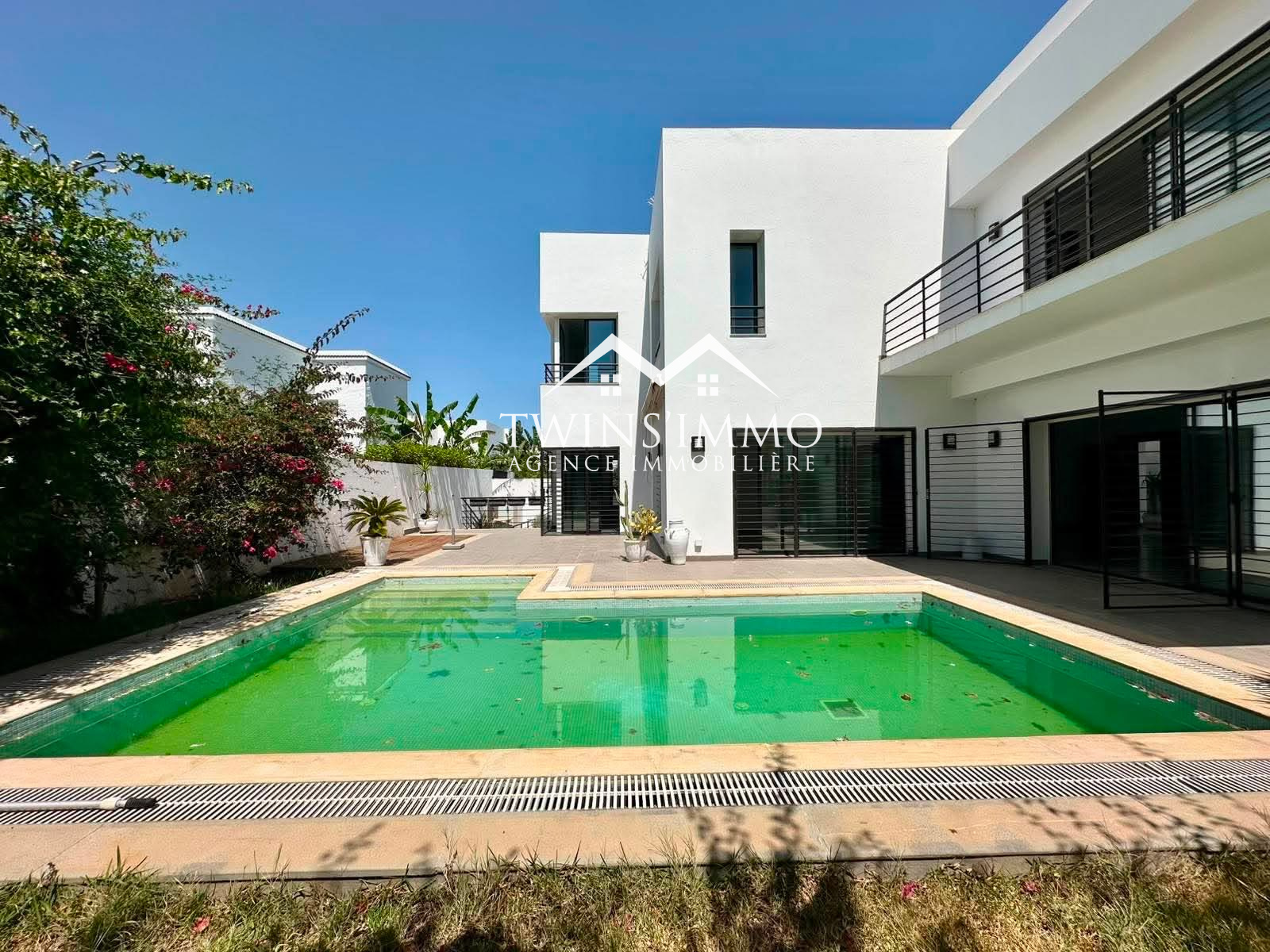 La Marsa&nbsp;Gammart&nbsp;Location&nbsp;Maisons&nbsp;Villa s5 avec piscine � gammarth touristique
