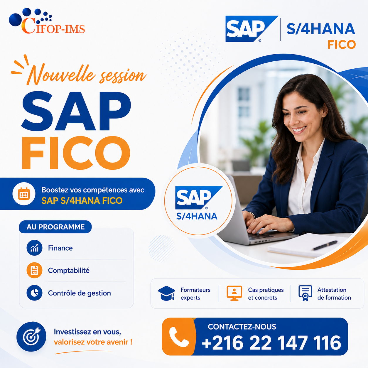 El Menzah&nbsp;El Menzah 1&nbsp;En groupe&nbsp;Autre&nbsp;Formation sap fico s4hana