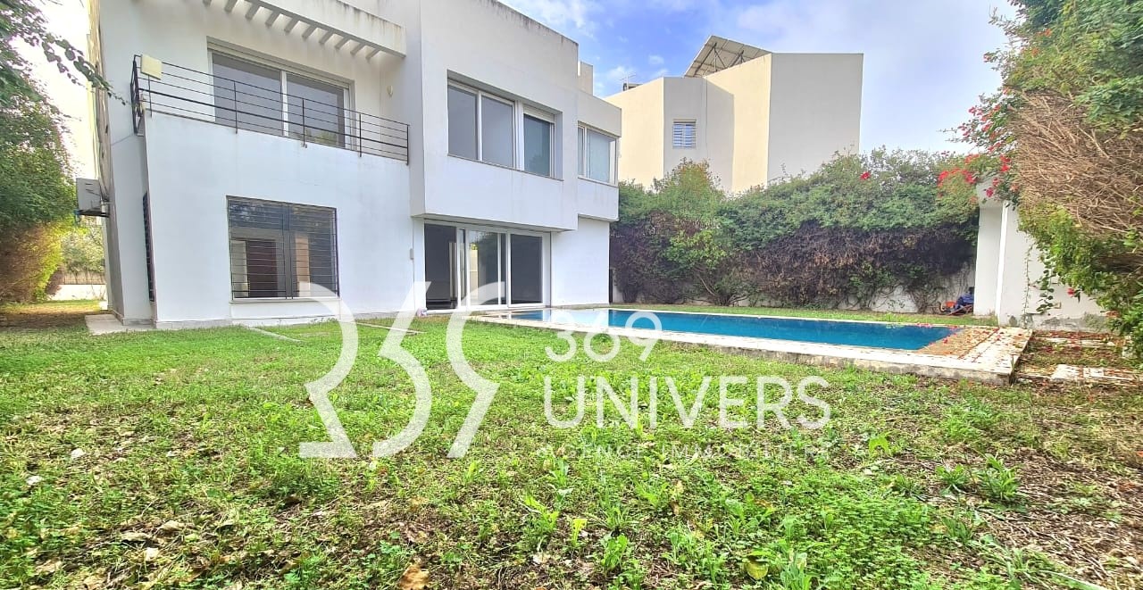 La Marsa&nbsp;Marsa Ennassim&nbsp;Location&nbsp;Maisons&nbsp;Villa s3 avec piscine � la marsa ref rh090