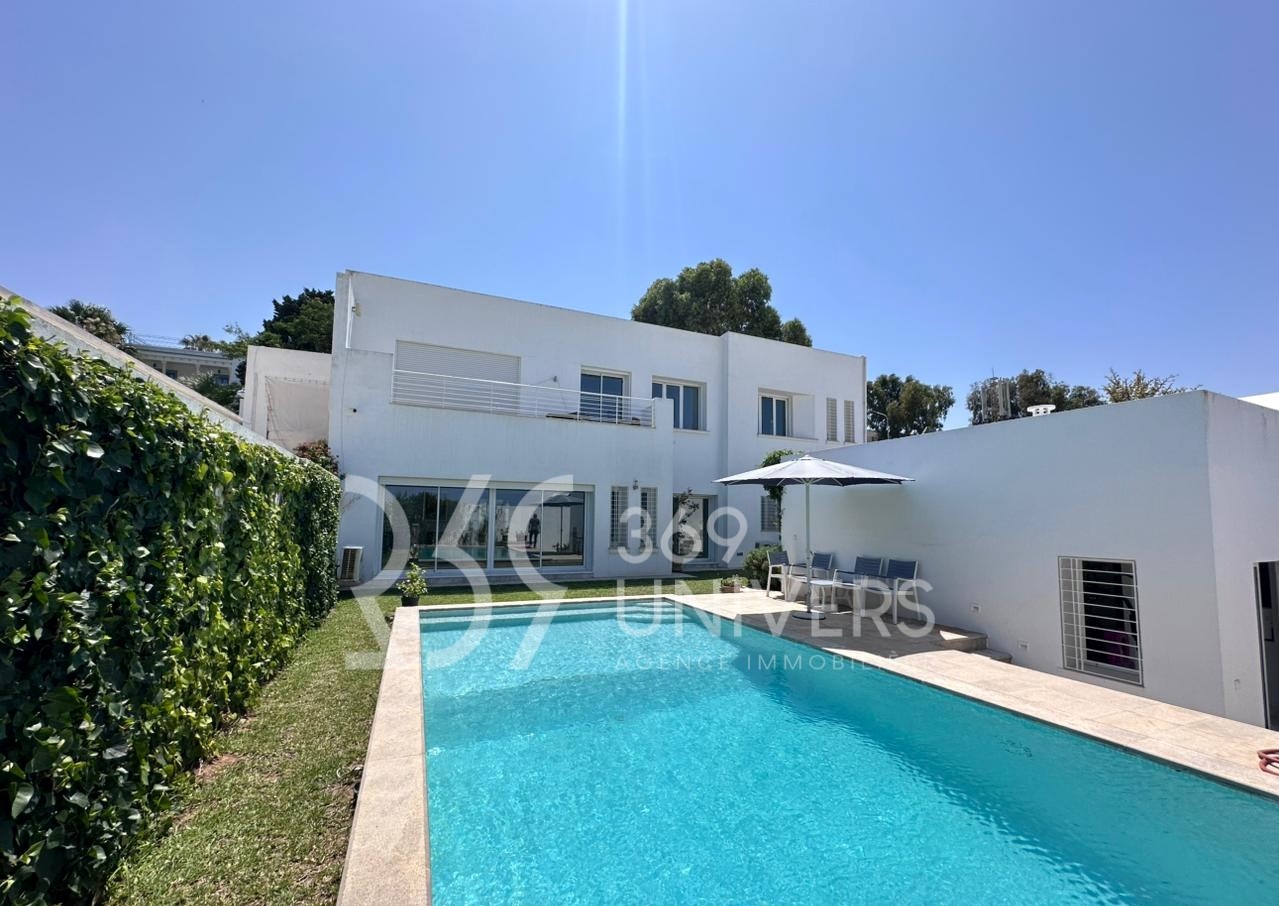 La Marsa&nbsp;Marsa Safsaf&nbsp;Location&nbsp;Maisons&nbsp;Villa avec vue sur mer � la marsa ref rh035
