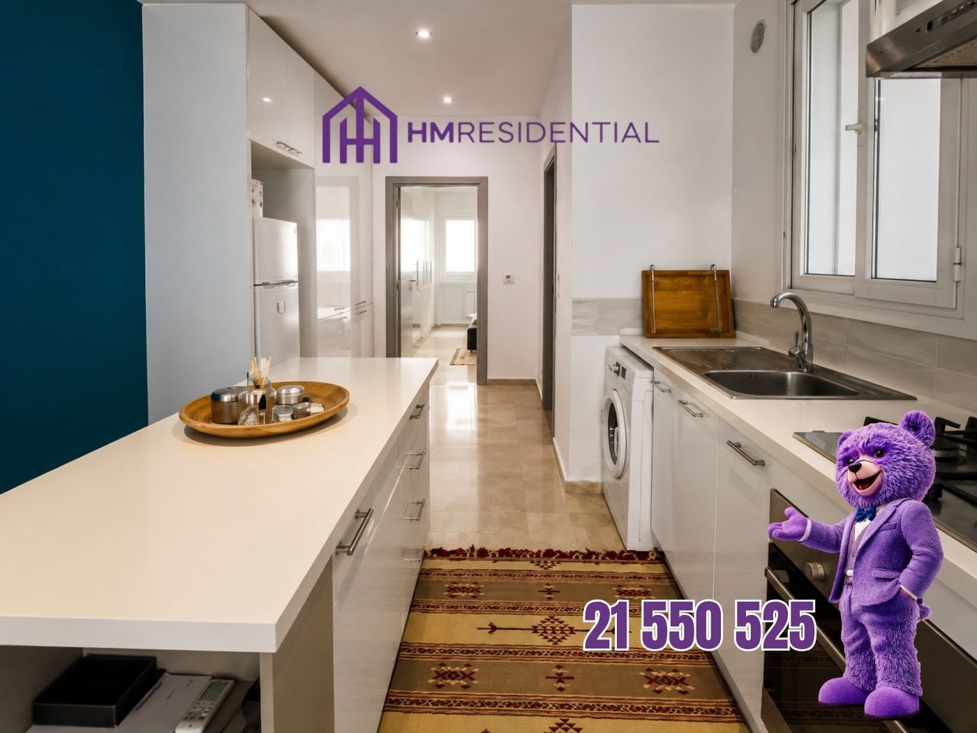 La Marsa&nbsp;Marsa Safsaf&nbsp;Location&nbsp;Appart. 1 pi�ce&nbsp;S1 meubl� � la marsa ville