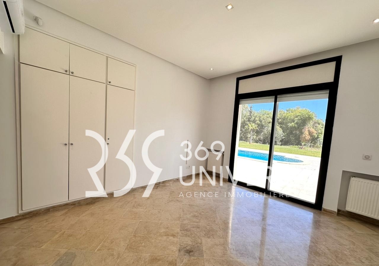 La Marsa&nbsp;Gammart&nbsp;Location&nbsp;Maisons&nbsp;Rdc avec piscine � gammarth ref rh106