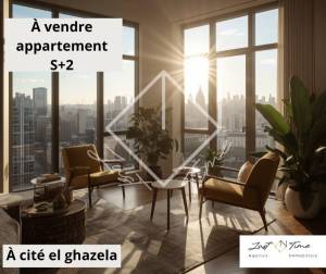 Raoued&nbsp;Raoued&nbsp;Vente&nbsp;Appart. 1 pi�ce&nbsp;Appartement s2 haut standing   ref342a