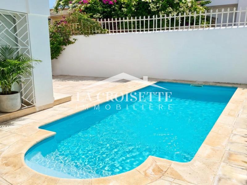 La Marsa&nbsp;Gammart&nbsp;Location&nbsp;Maisons&nbsp;Villa s6 avec piscine � gammarth mvl0113