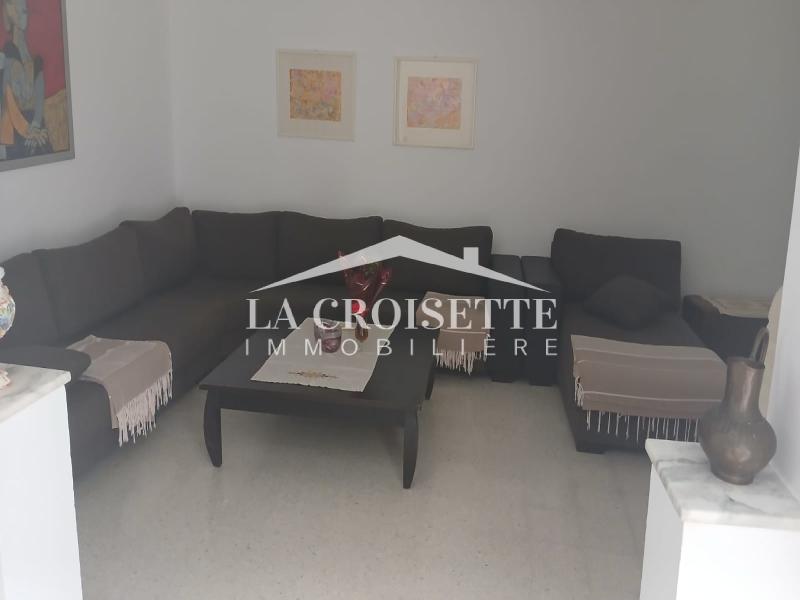 La Marsa&nbsp;Cite Erriadh&nbsp;Location&nbsp;Appart. 3 pi�ces&nbsp;Rez de chauss�e s2 meubl� � la marsa mrcl0354