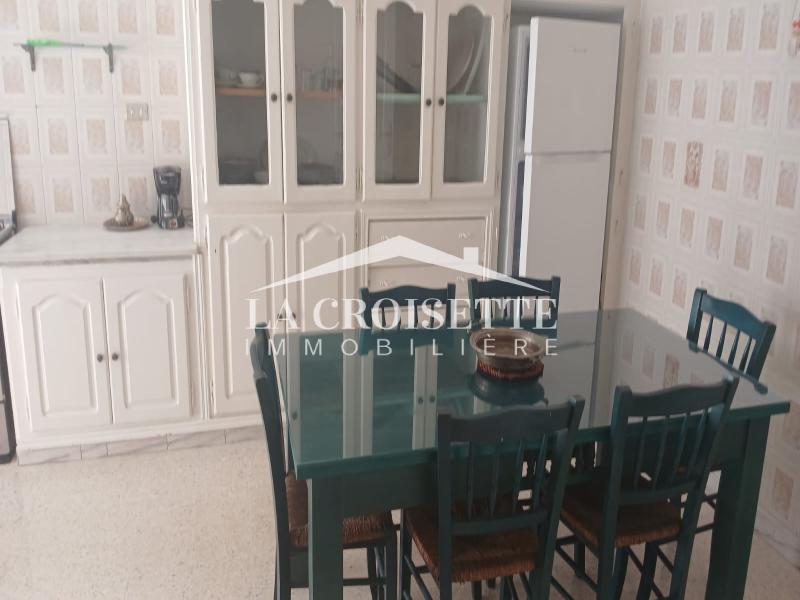 La Marsa&nbsp;Cite Erriadh&nbsp;Location&nbsp;Appart. 3 pi�ces&nbsp;Rez de chauss�e s2 meubl� � la marsa mrcl0354