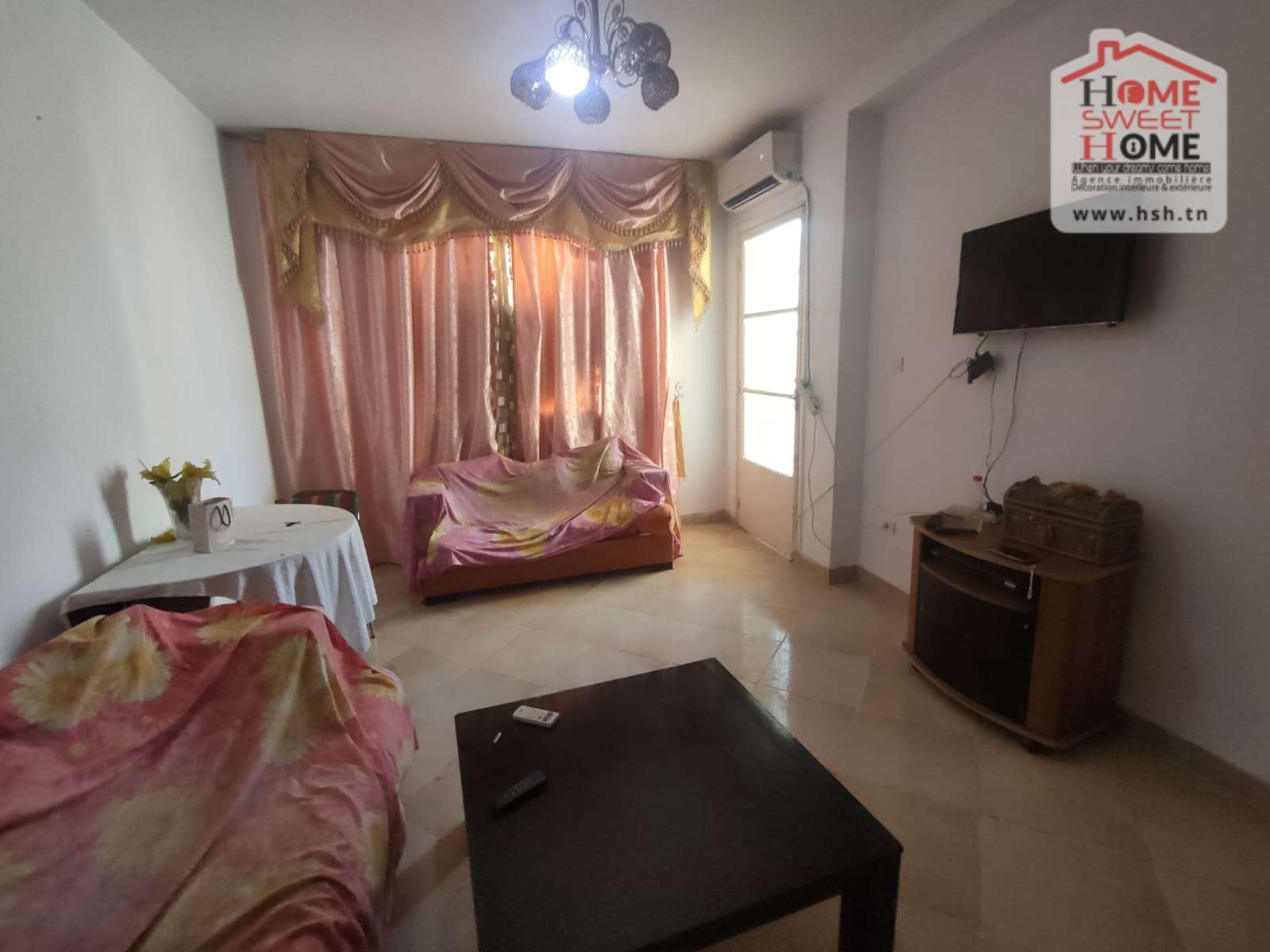 Rades&nbsp;Rades&nbsp;Location&nbsp;Appart. 3 pi�ces&nbsp;Appart s2 meubl� pois de senteur � rades