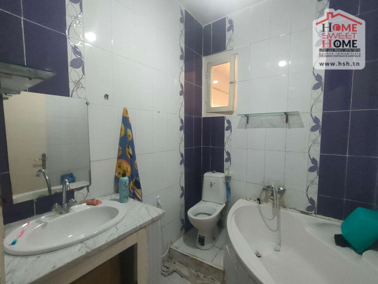 Rades&nbsp;Rades&nbsp;Location&nbsp;Appart. 3 pi�ces&nbsp;Appart s2 meubl� pois de senteur � rades