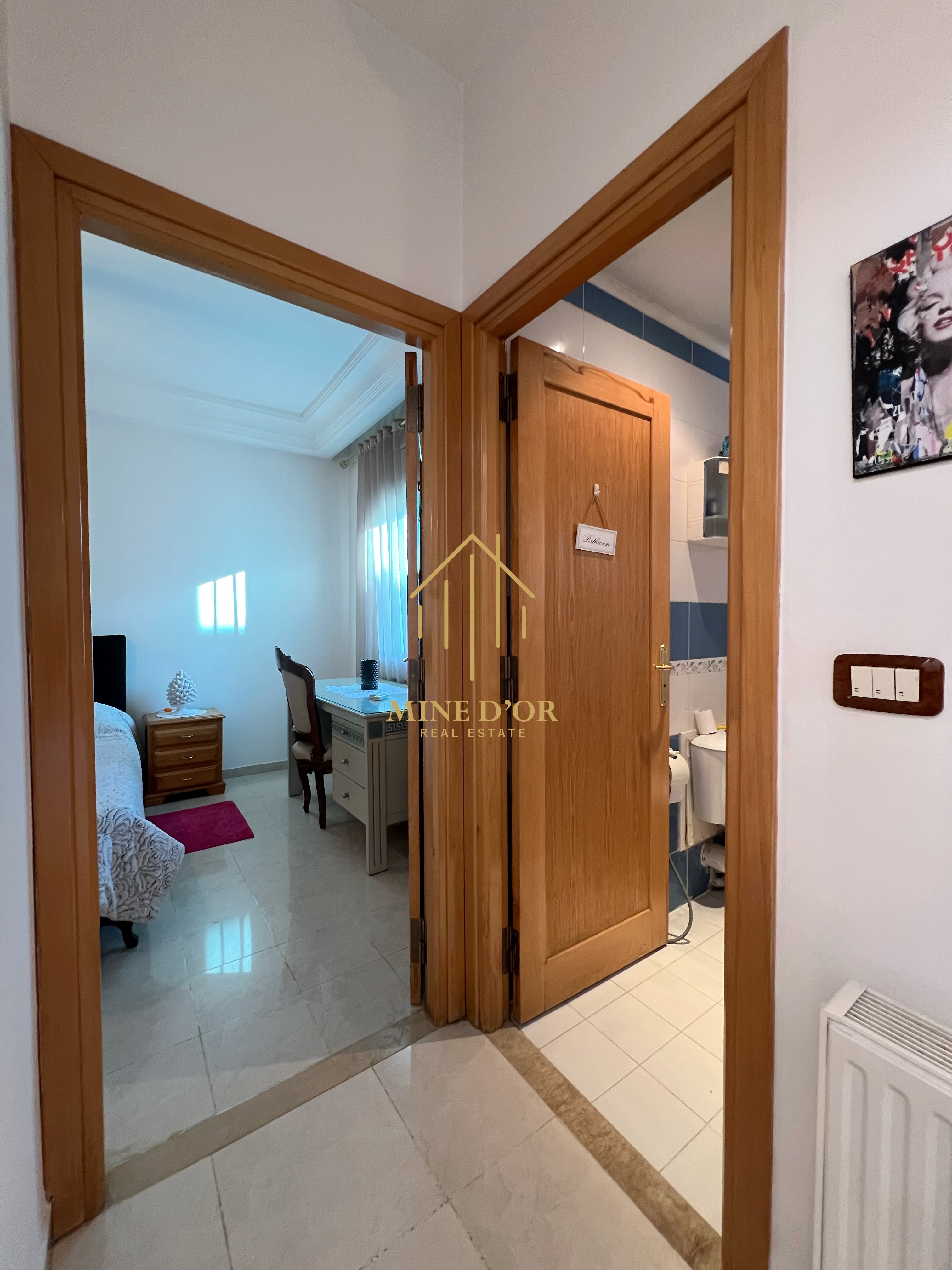 Cite El Khadra&nbsp;Zone urbaine nord&nbsp;Location&nbsp;Appart. 2 pi�ces&nbsp;Apprt s1 meubl� au centre urbain nord