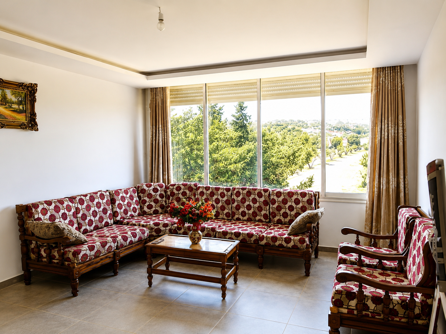 Hammam El Ghezaz&nbsp;Hammam Jebli&nbsp;Location&nbsp;Appart. 2 pi�ces&nbsp;Superbe s plus 2 meubl� et vue d�gag�e