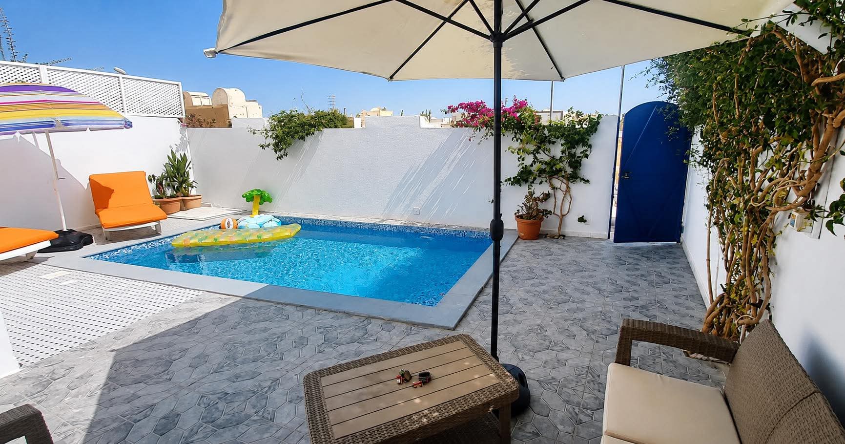 Djerba - Midoun&nbsp;Midoun&nbsp;Location&nbsp;Appart. 3 pi�ces&nbsp;Villa de r�ve