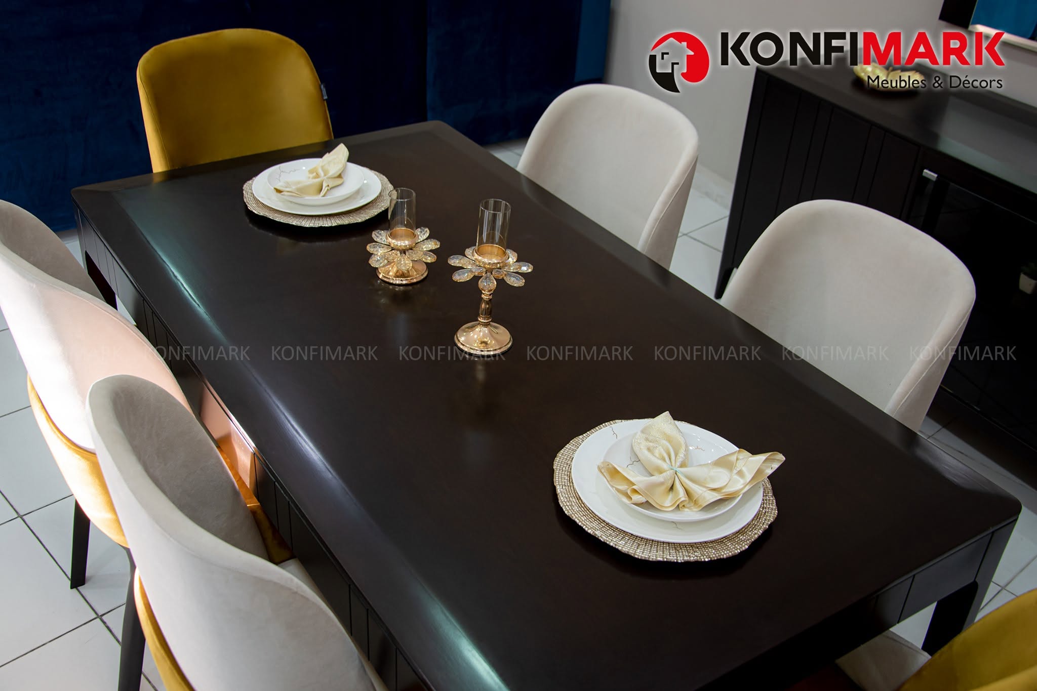 El Mourouj&nbsp;El Mourouj&nbsp;Salon - Salle � manger &nbsp;Salle � manger&nbsp;Magnifique salle � manger bistrot konfimark