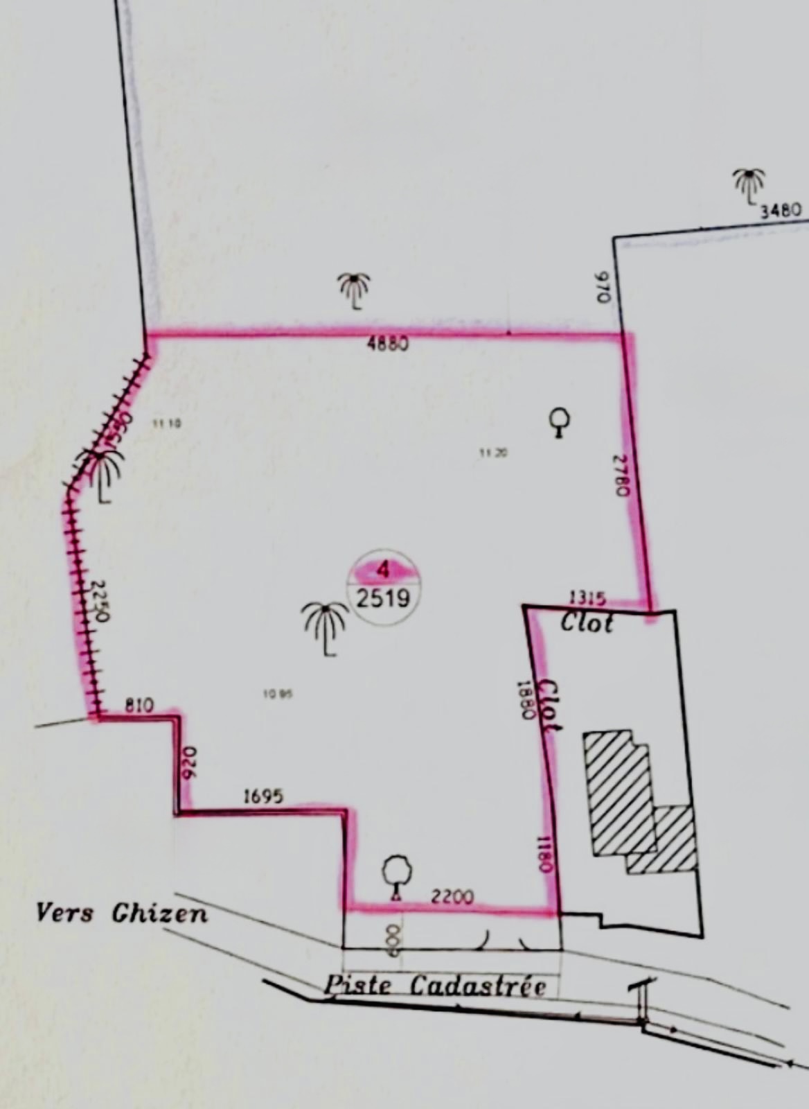 Djerba - Houmet Essouk&nbsp;Mezraya&nbsp;Terrain&nbsp;Terrain nu&nbsp;Djerba beau terrain 2500 m2 � c�t� du radisson blu