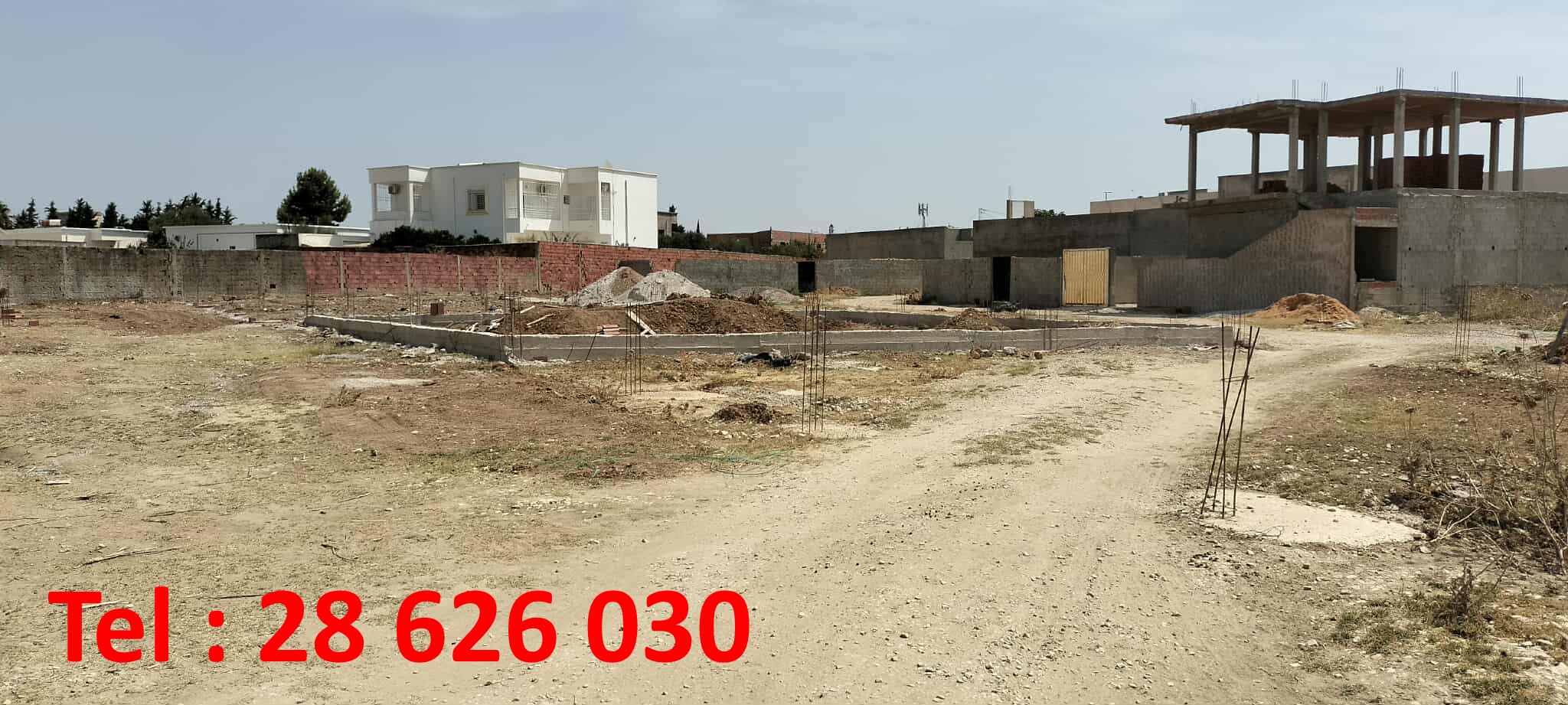 Oued Ellil&nbsp;Oued Ellil&nbsp;Terrain&nbsp;Terrain nu&nbsp;Terrain 1000 m clotur� bejaoua 1 oued ellil
