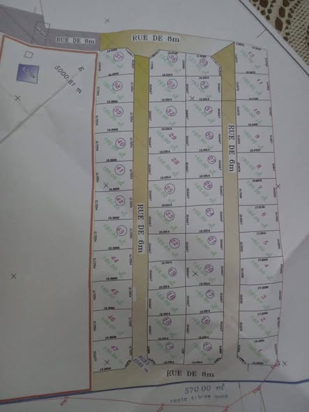 Oued Ellil&nbsp;Cite Bejoua 2&nbsp;Terrain&nbsp;Terrain nu&nbsp;Des lots de terrain dans une r�sidence priver