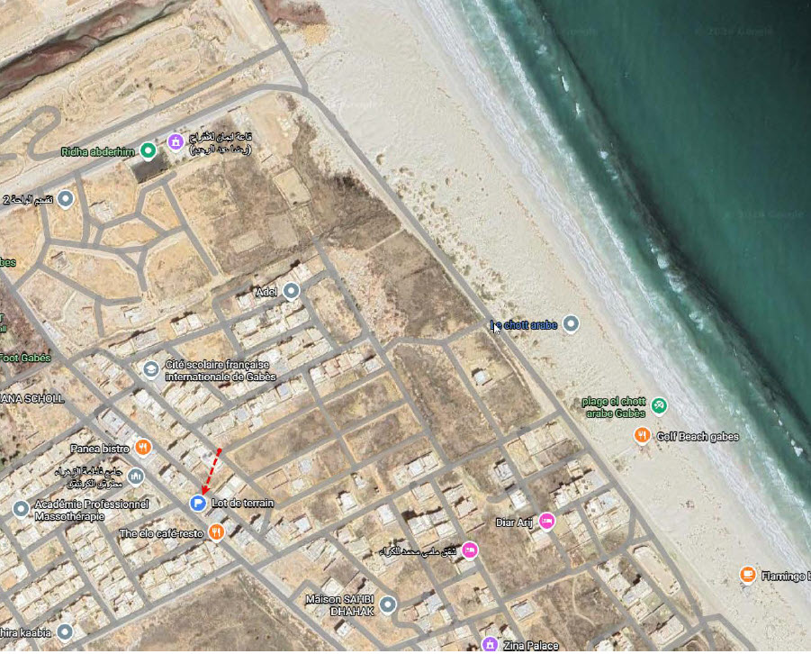 Gabes Sud&nbsp;Mtorrech&nbsp;Terrain&nbsp;Terrain nu&nbsp;Terrain titr� et viabilis� plage chott el arab