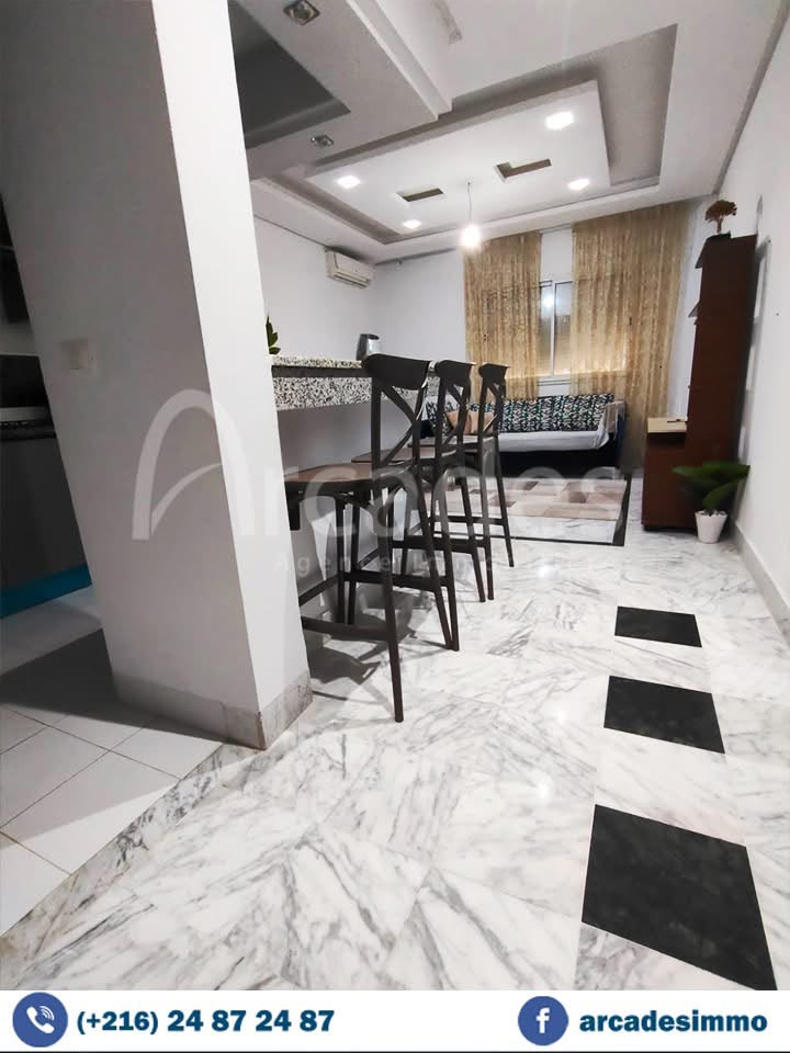 Monastir&nbsp;Monastir&nbsp;Location&nbsp;Appart. 1 pi�ce&nbsp;Jolie apprtement haut standing a la falaise