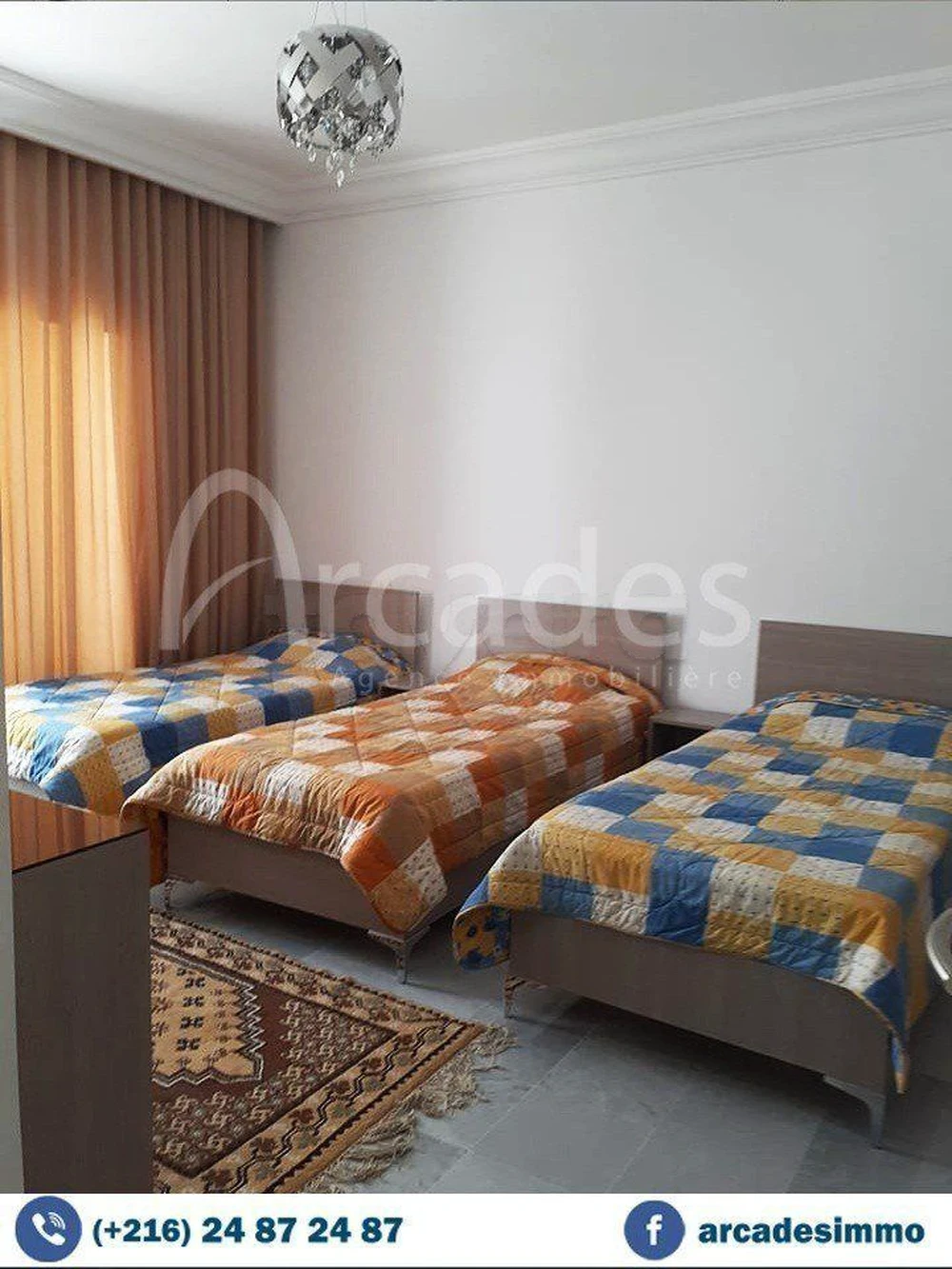 Monastir&nbsp;Monastir&nbsp;Location&nbsp;Appart. 2 pi�ces&nbsp;Magnifique appartement s2