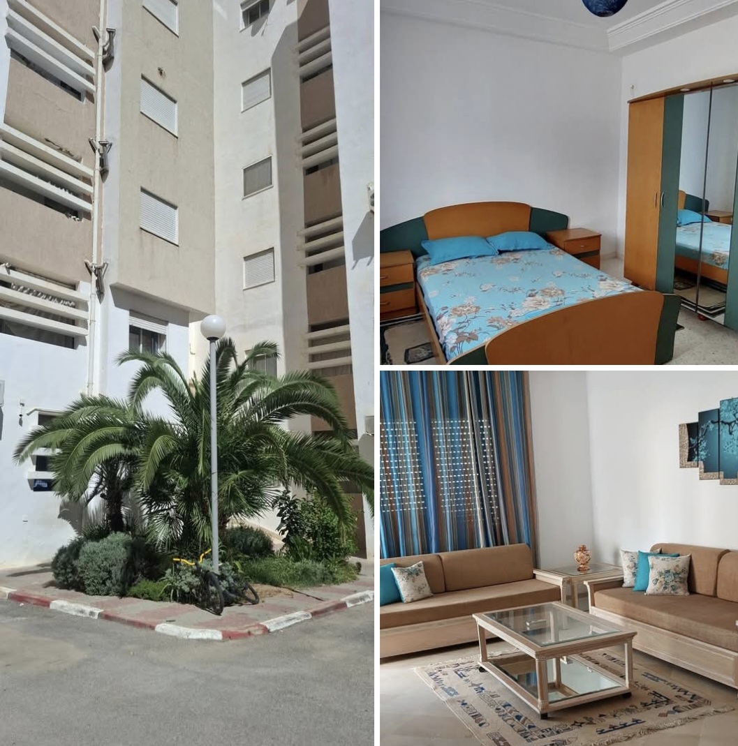 Hammamet&nbsp;Chaabet El Mrezga&nbsp;Location vacances&nbsp;Appart. 2 pi�ces&nbsp;S1 pour  vacances a hammamet nord