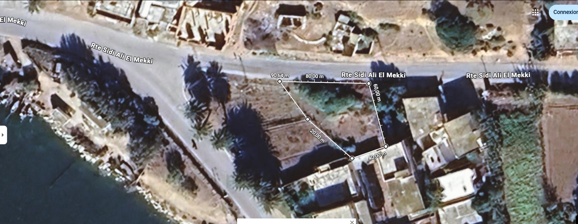 Ghar El Melh&nbsp;Ghar El Melh&nbsp;Vente&nbsp;Surfaces&nbsp;Terrain route sidi ali el mekki
